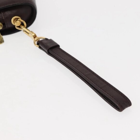 LOUIS VUITTON Taiga Baikal Clutch Bag Acajou M30186 LV Auth am9432 - Picture 9 of 16